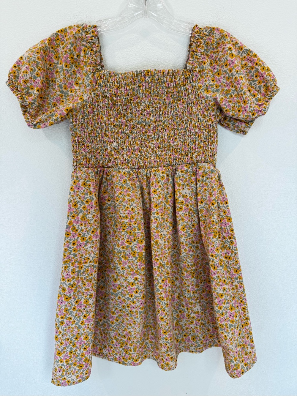 Cat & Jack Floral Smocked Dress- size 10/12